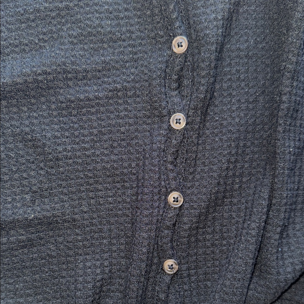 wild fable Black Button-Front Tie Cami - Picture 3 of 4